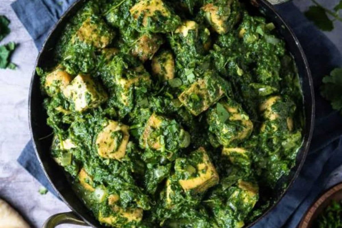 Vegan Palak Tofu