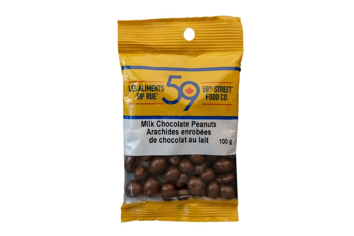 Marché Express Arachides Enrobées Chocolat au Lait (100g) 77192 / On The Run Milk Chocolate Peanuts (100g) 77192