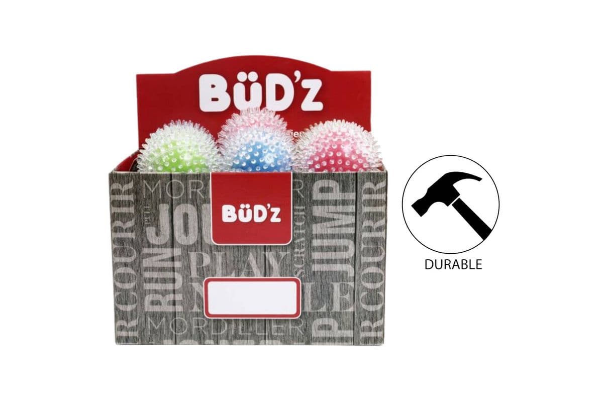 BuD'z - Transparent Balls With Spikes - Pink