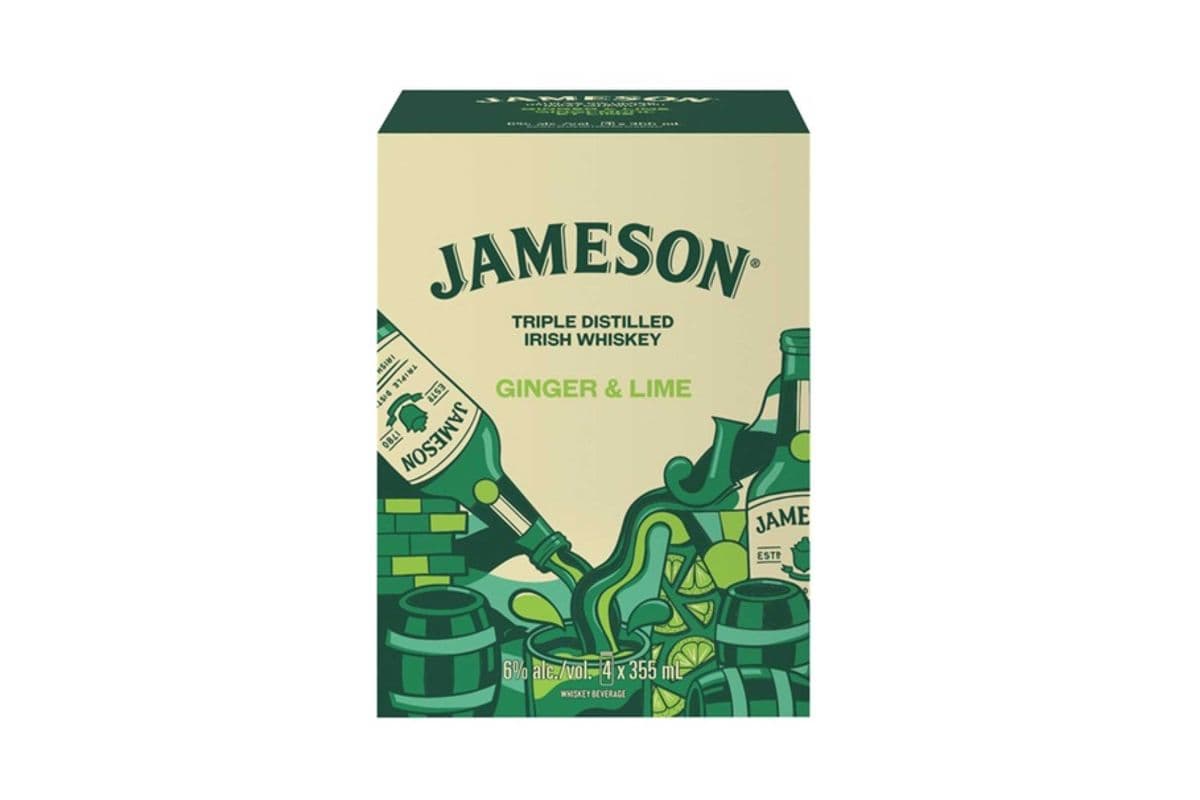 Jameson Ginger And Lime 4Pk (1 x 355ML)