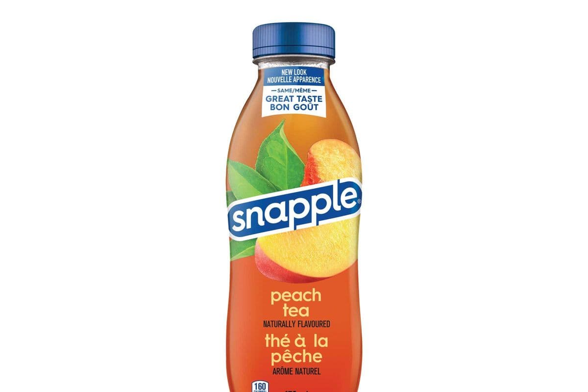 Snapple (thé glacé au pêches / Peach Iced Tea)