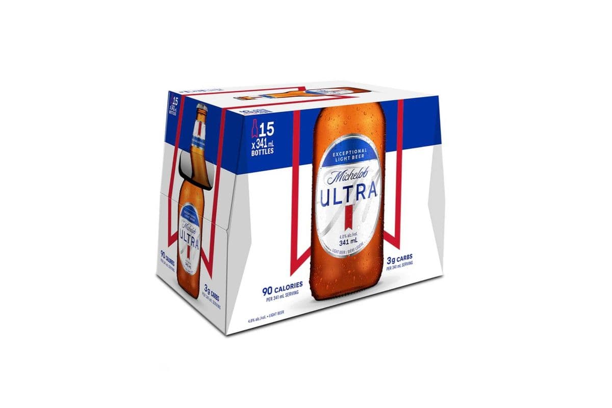MICHELOB ULTRA 15 BOTTLES (1 x 341ML)