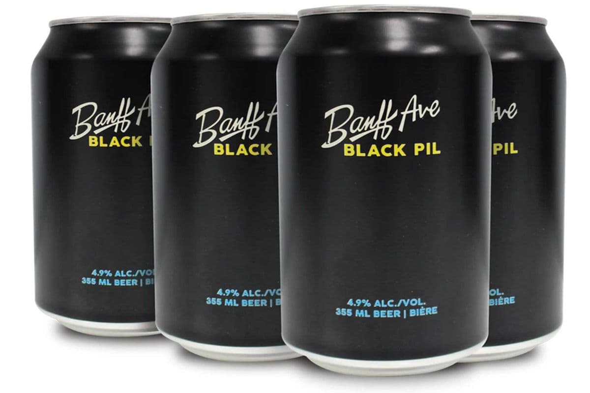 Banff Ave Black Pils 6 CANS (6 x 355ML)