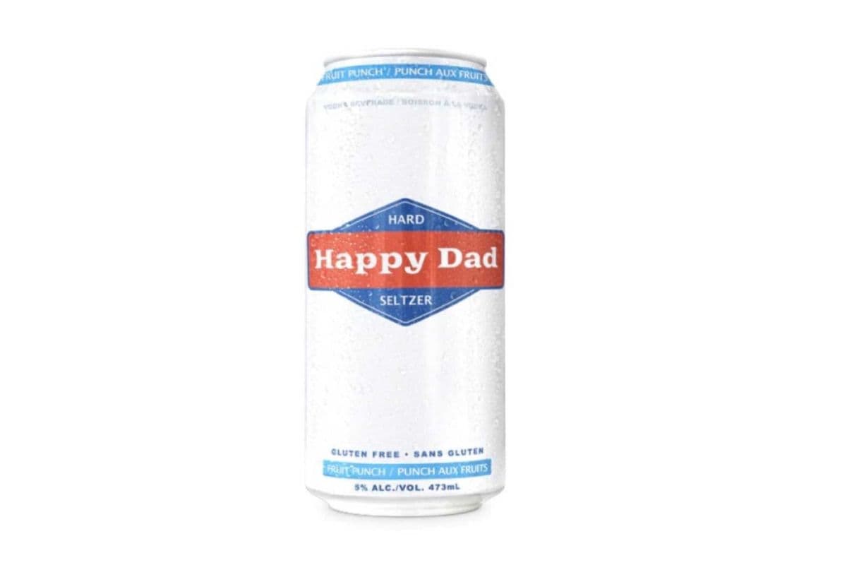 HAPPY DAD FRUIT PUNCH 4 PACK (1 x 473 ML - 4 CANS )