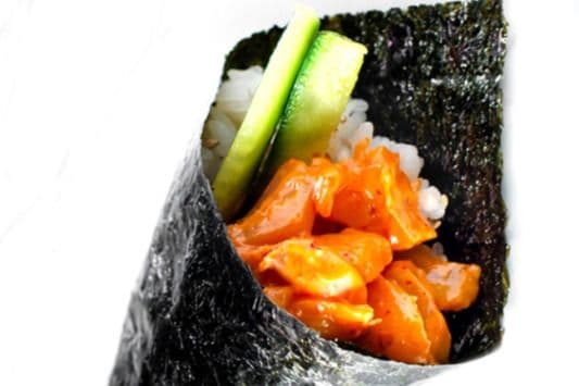 Spicy Salmon Cone