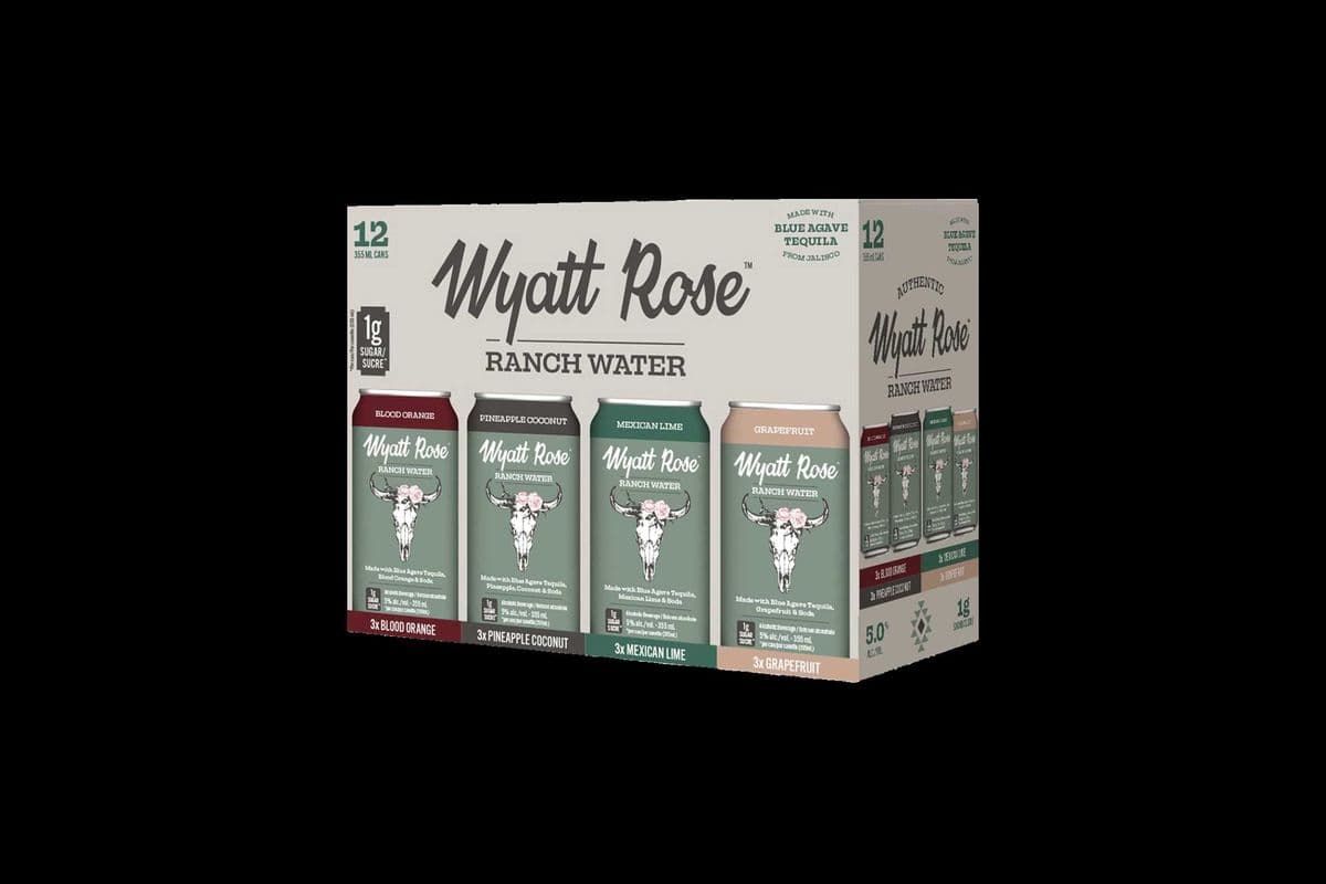 WYATT ROSE RANCH WATER MIXED PACK (12 CANS) (12 x 12*355ML)