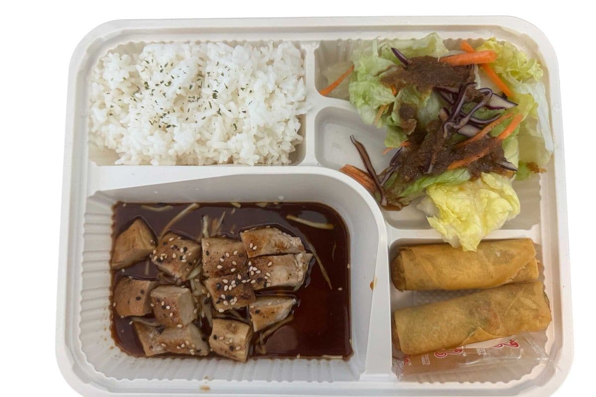 B1) Chicken Teriyaki and Tempura Bento