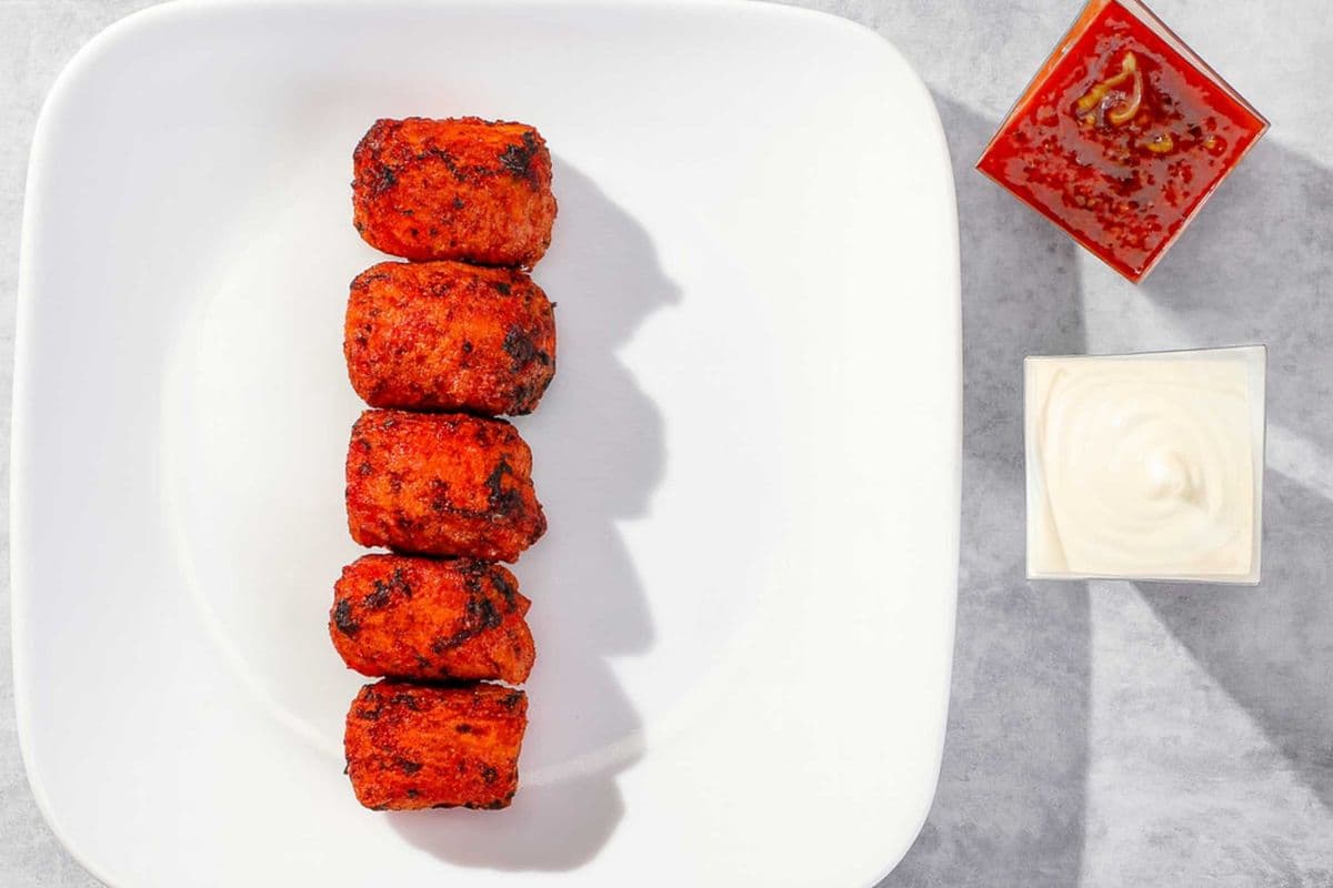 Spicy Chicken Tikka Kabob Skewer