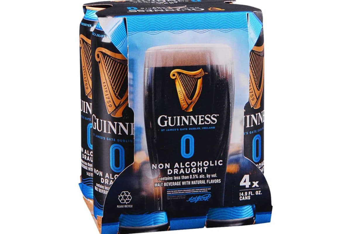 Guinness Zero (0.05%) (1 x 4pk cans)