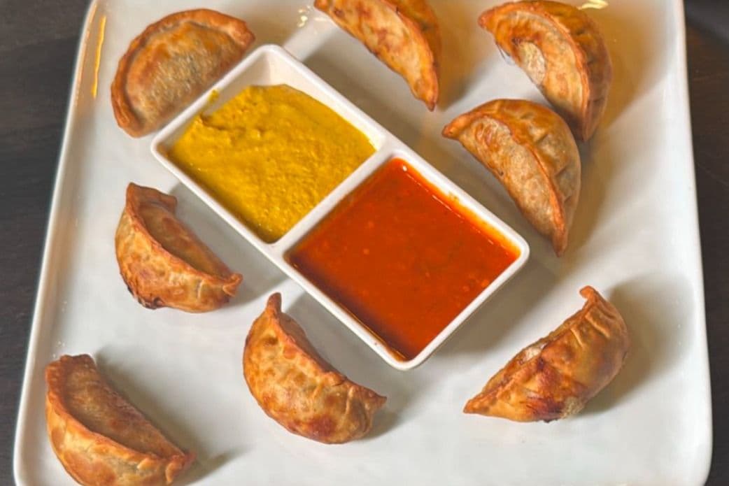 Veg Momos Fried (8pcs)