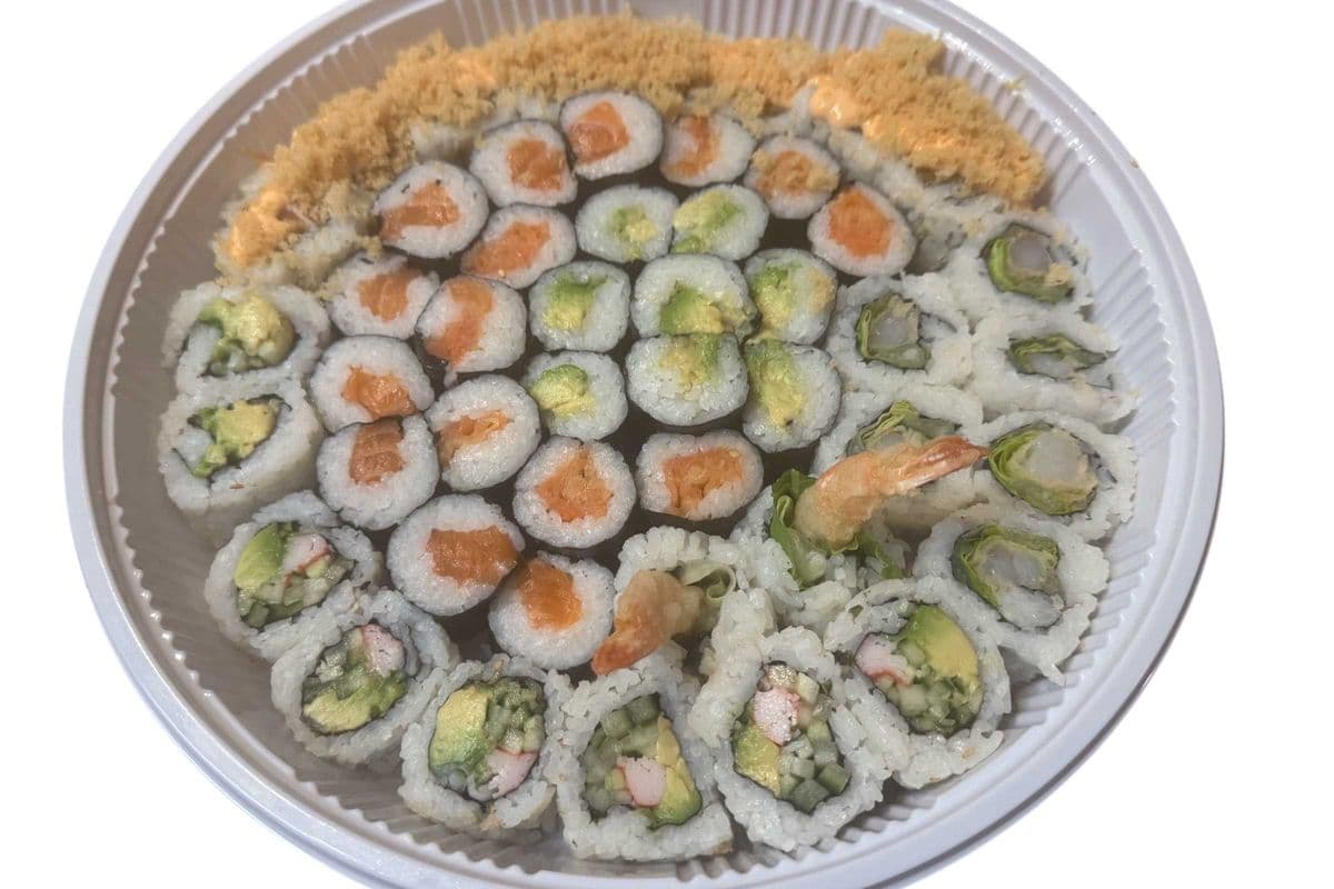 M5) 48pcs Assorted Rolled Sushi