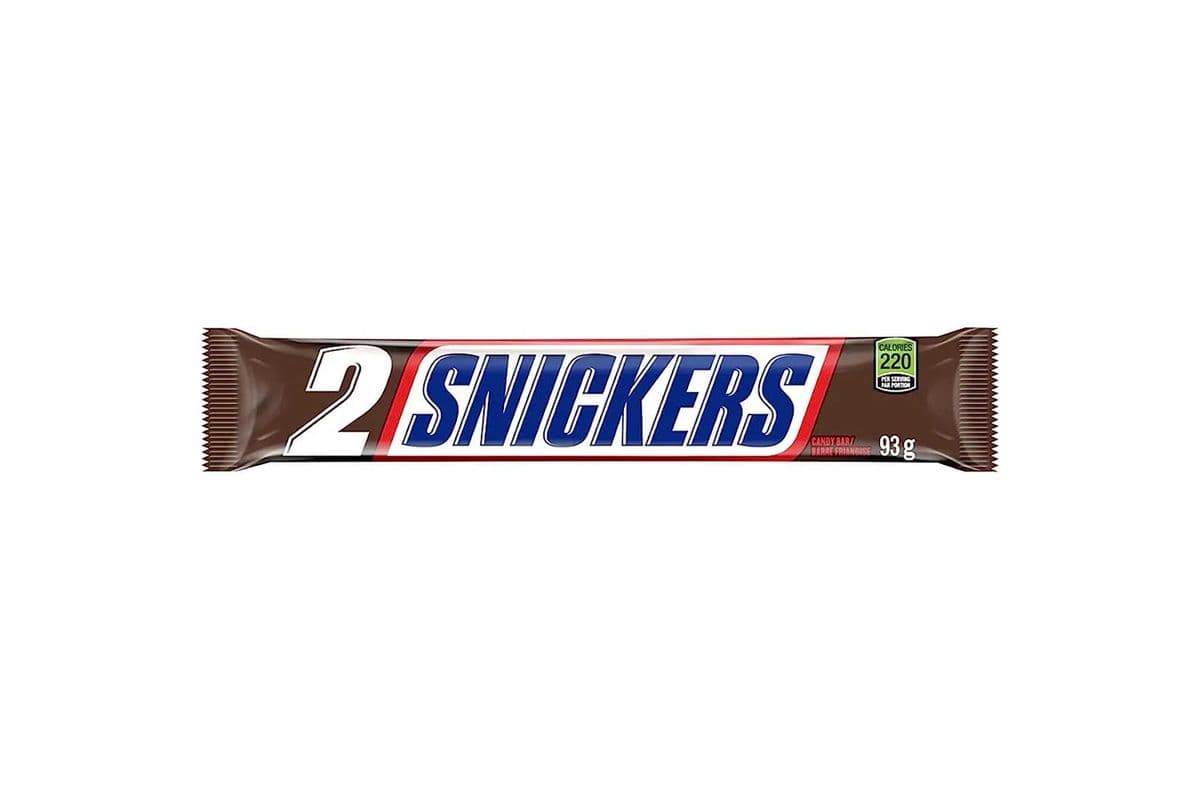 Snickers 2-Piece King Size Chocolate (93g) (220 Cal)