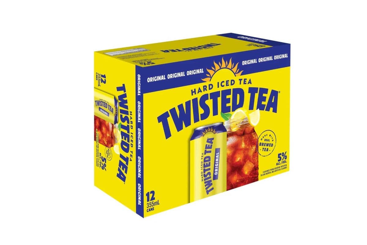 TWISTED TEA ORIGINAL HARD ICE TEA 12 PACK (1 x 355ML)