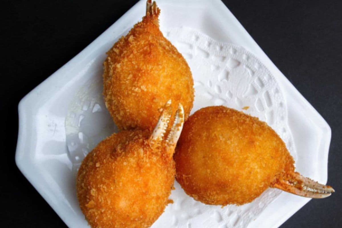 54. Deep-Fried Crab Claws with Shrimp Paste