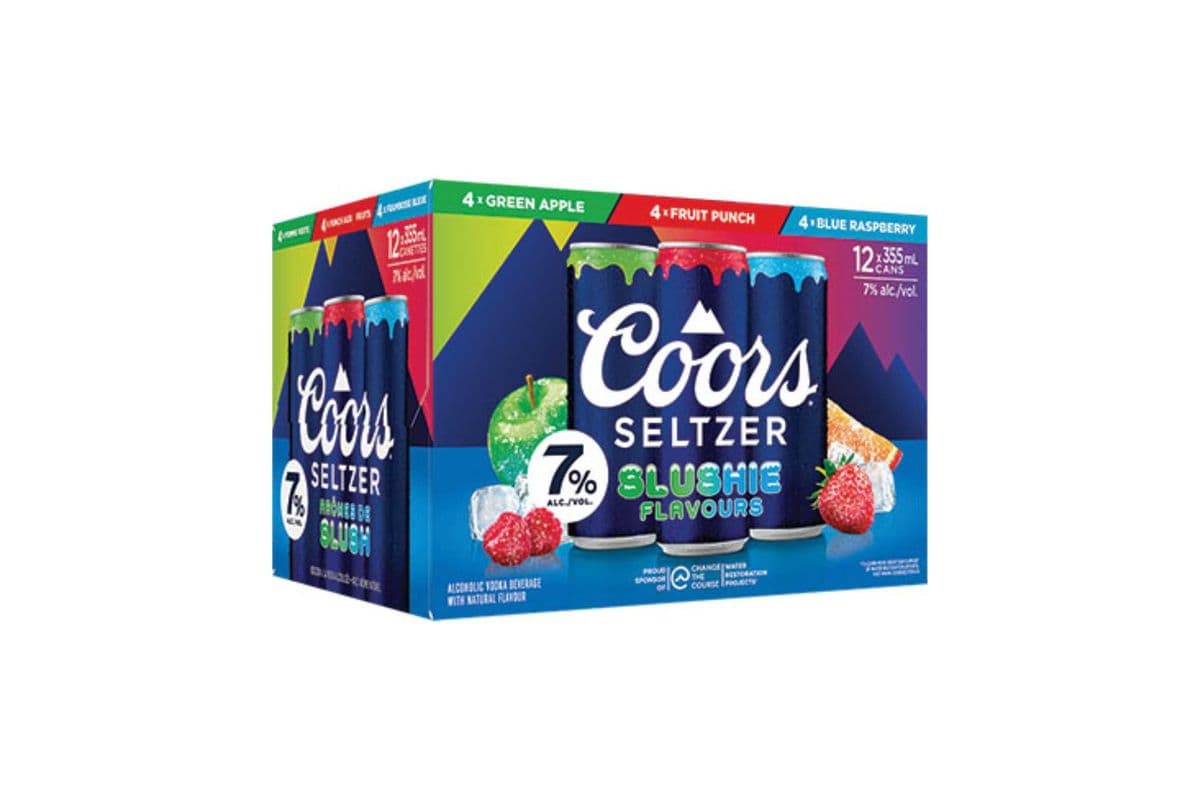 Coors Seltzers Slushie 7.0% (12 x 355ml)