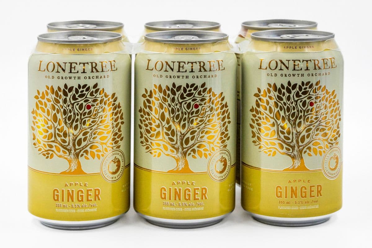 Lonetree Ginger Apple Dry Cider (6 pack) (1 x 6x355ml)