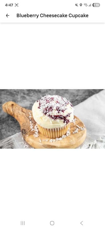 6-Pack Blueberry Cheesecake Cupcake