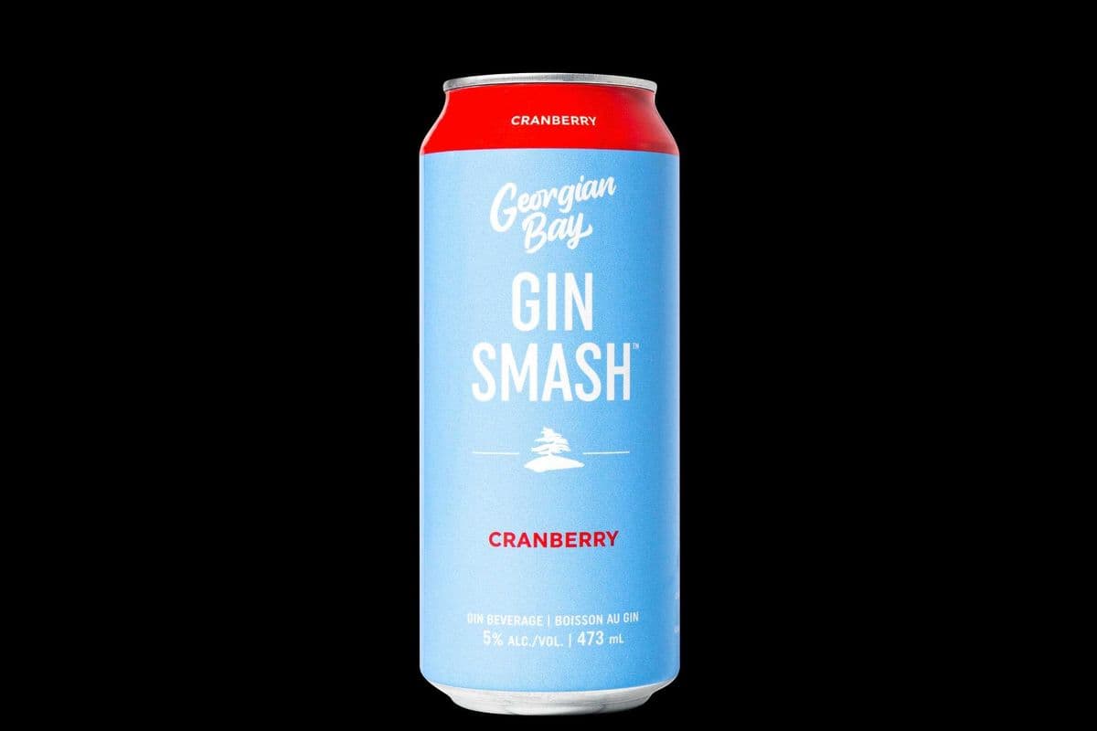 Georgian Bay Gin Smash Cranberry (1 x 473 ml)