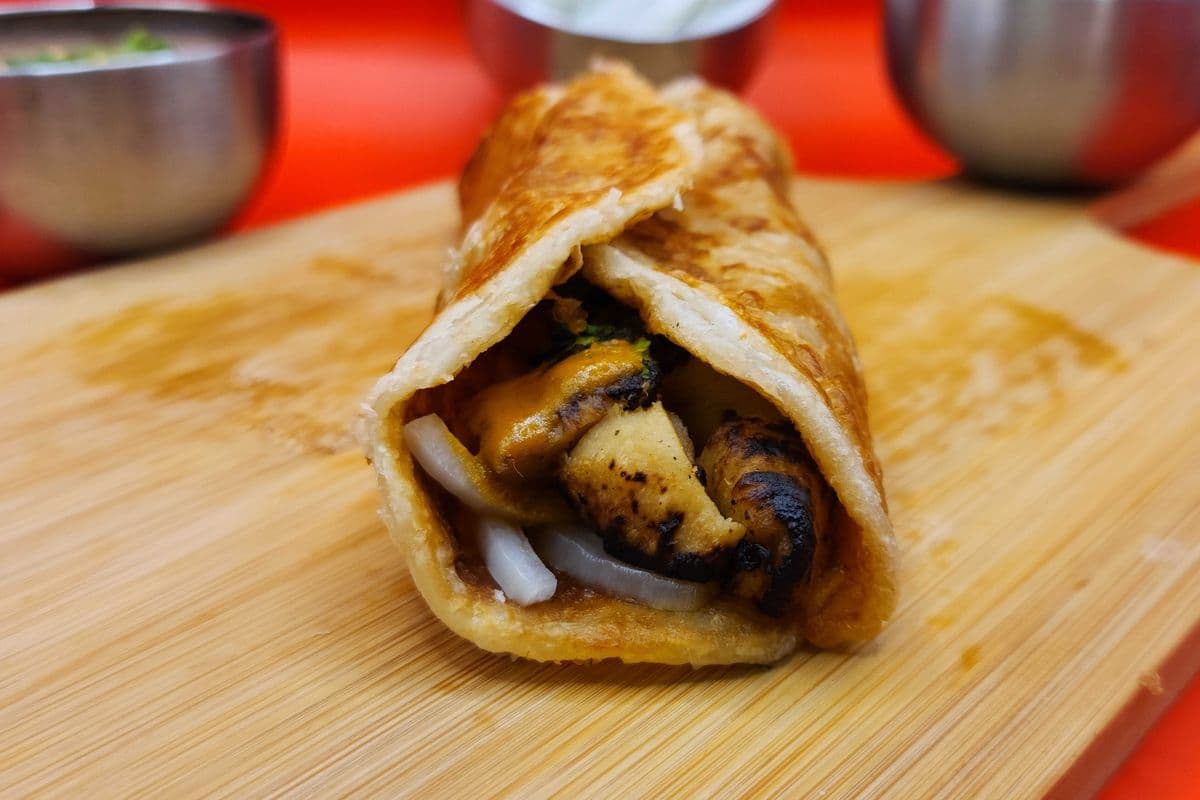 Smokey Creamy Chaap Wrap