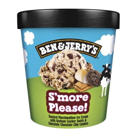 Ben & Jerry's S'more Please! Ice Cream 473 ml