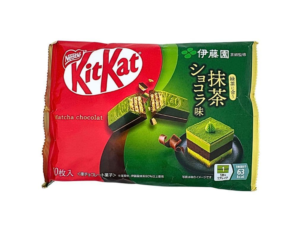KitKat Rich Matcha Japanese Mini Chocolate Wafer Bars 10 Pack 116g