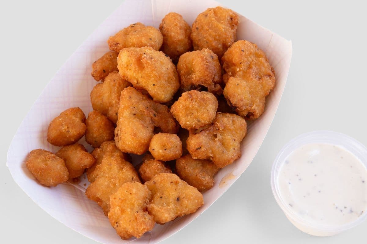 Golden Fried Cauliflower Bites