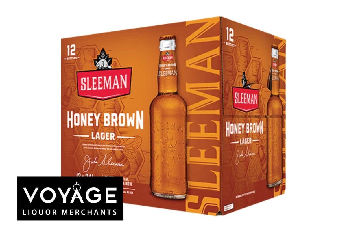 Sleeman Honey Brown Lager Bottles (12 x 341 ml)