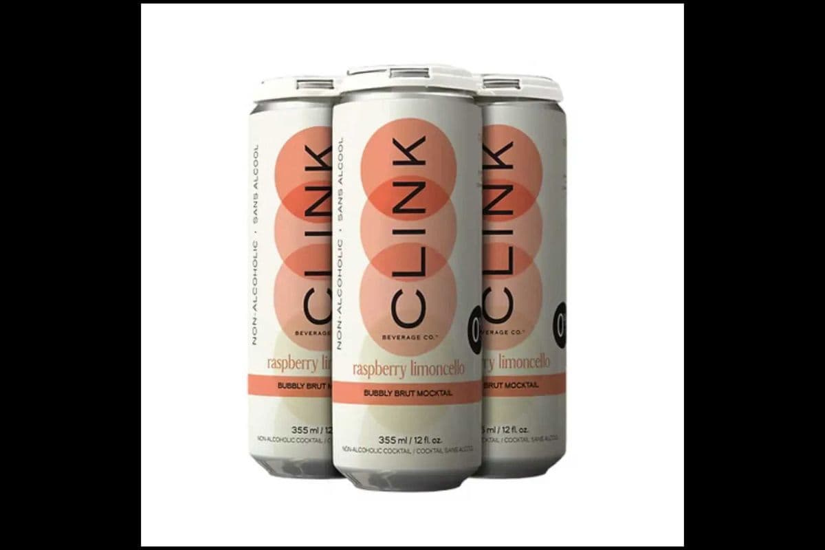CLINK RASPBERRY LIMONCELLO NON ALC. 4 CAN PACK (355ML)