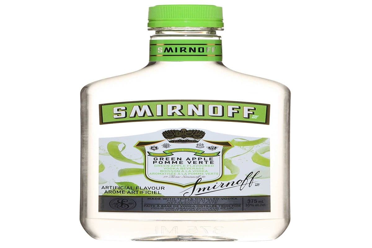 SMIRNOFF GREEN APPLE VODKA 375 ML (1 x 375 ML)