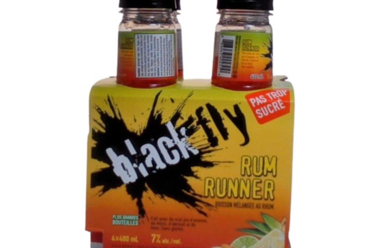 BLACK FLY RUM RUNNER 4 BOTTLES (1 x 4*400ML )