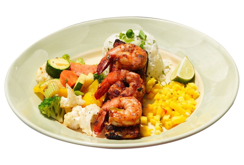 Salmon y Camarones