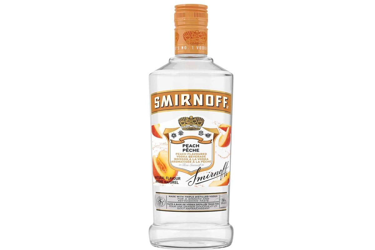 SMIRNOFF PEACH VODKA 750 ML (1 x 750 ML)