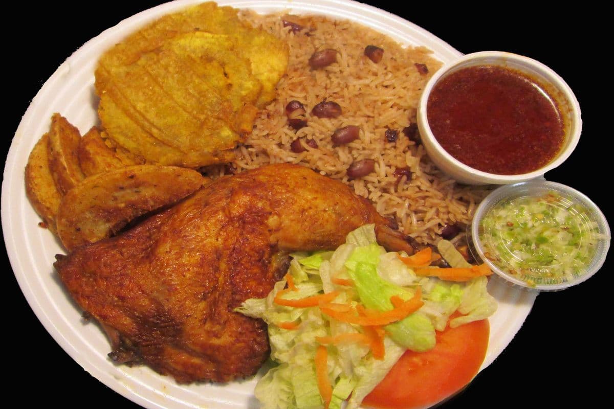 Poulet rôti ou frite (cuisse) - (plat-large)