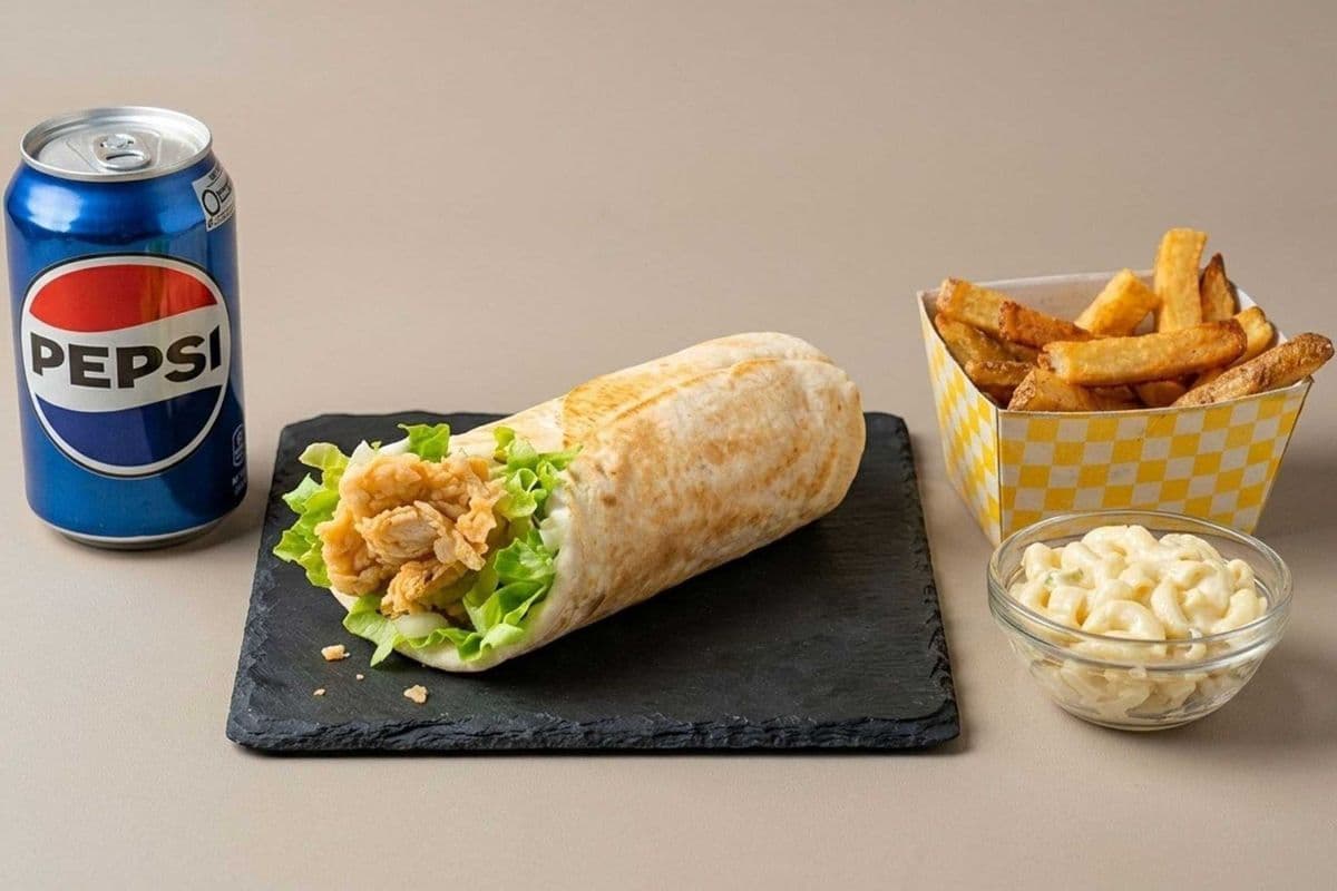 Wrap (Meal) (Combo: Wrap +SM F/W+ P)