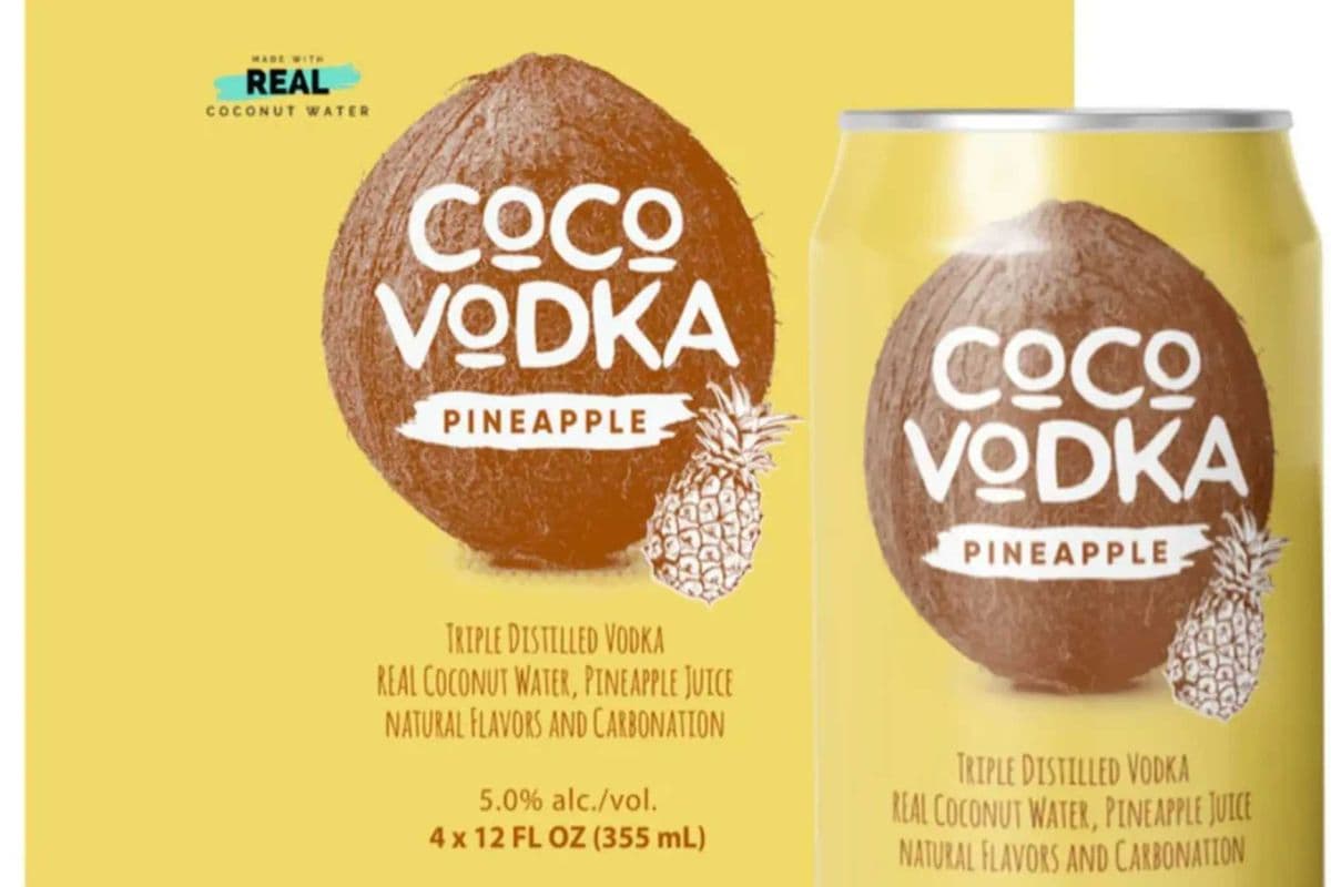 COCO VODKA - PINEAPPLE 4pk (4 x 4x355ml)