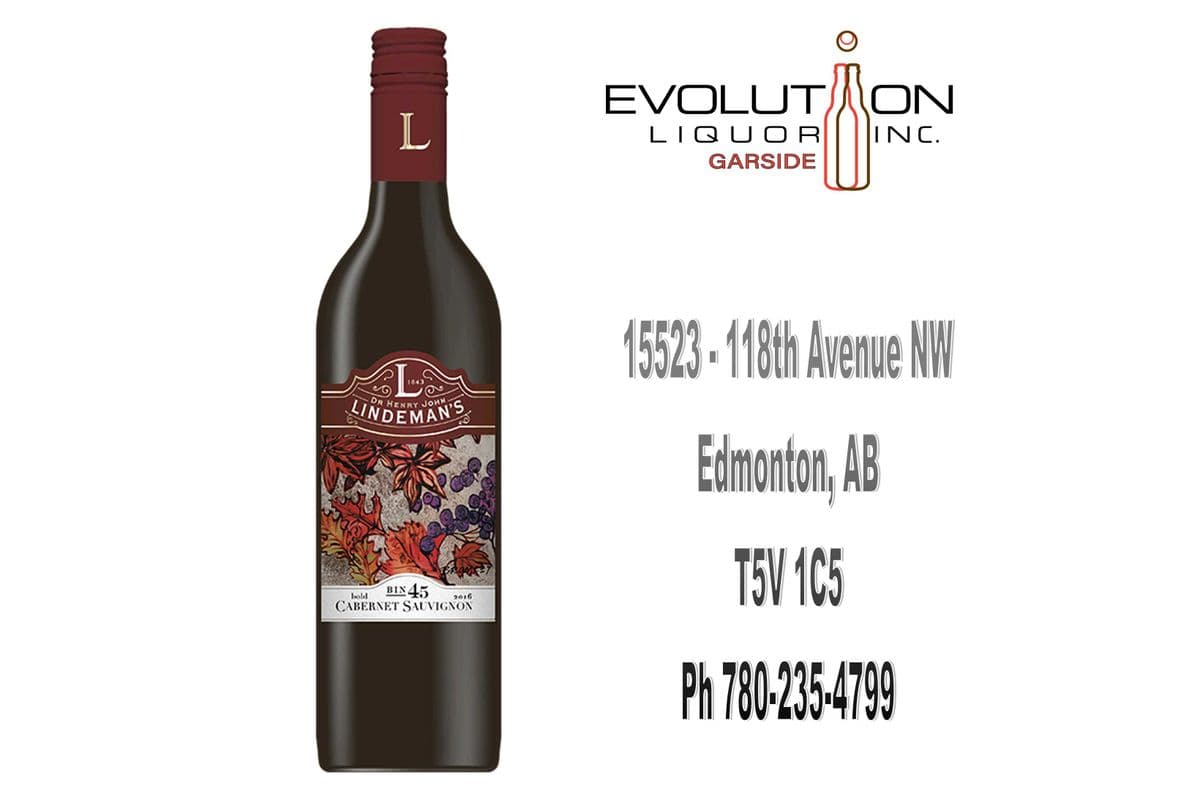 Lindeman's Bin 45 Cabernet Sauvignon 0750G (1 x 750ml Glass Bottle)