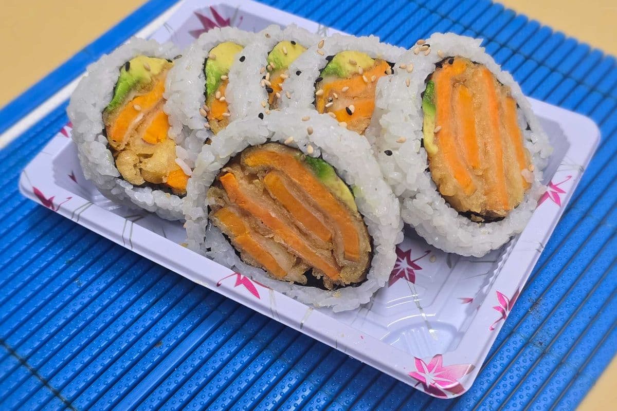 Yam and Avocado Roll