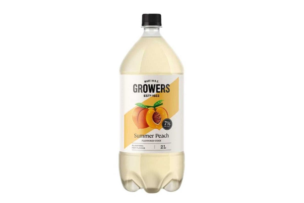 307371. GROWERS PEACH CIDER (1 x 2L)