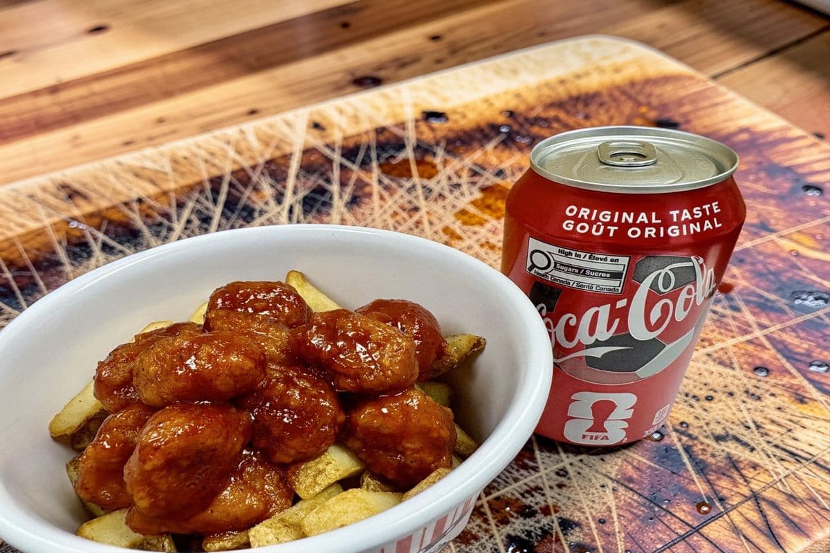 42. Classic Popcorn Chicken Bowl (Fries and Drink)
