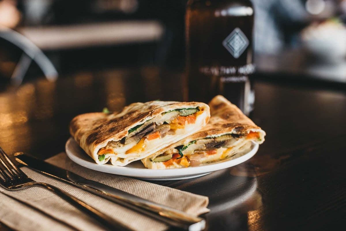 Mediterranean Veggie Panini