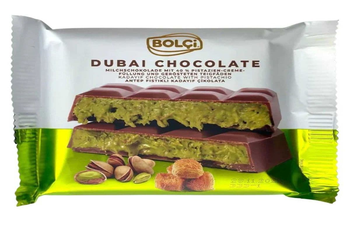 DUBAI KADAYIF CHOCOLATE WITH PISTACHIO (100gm)