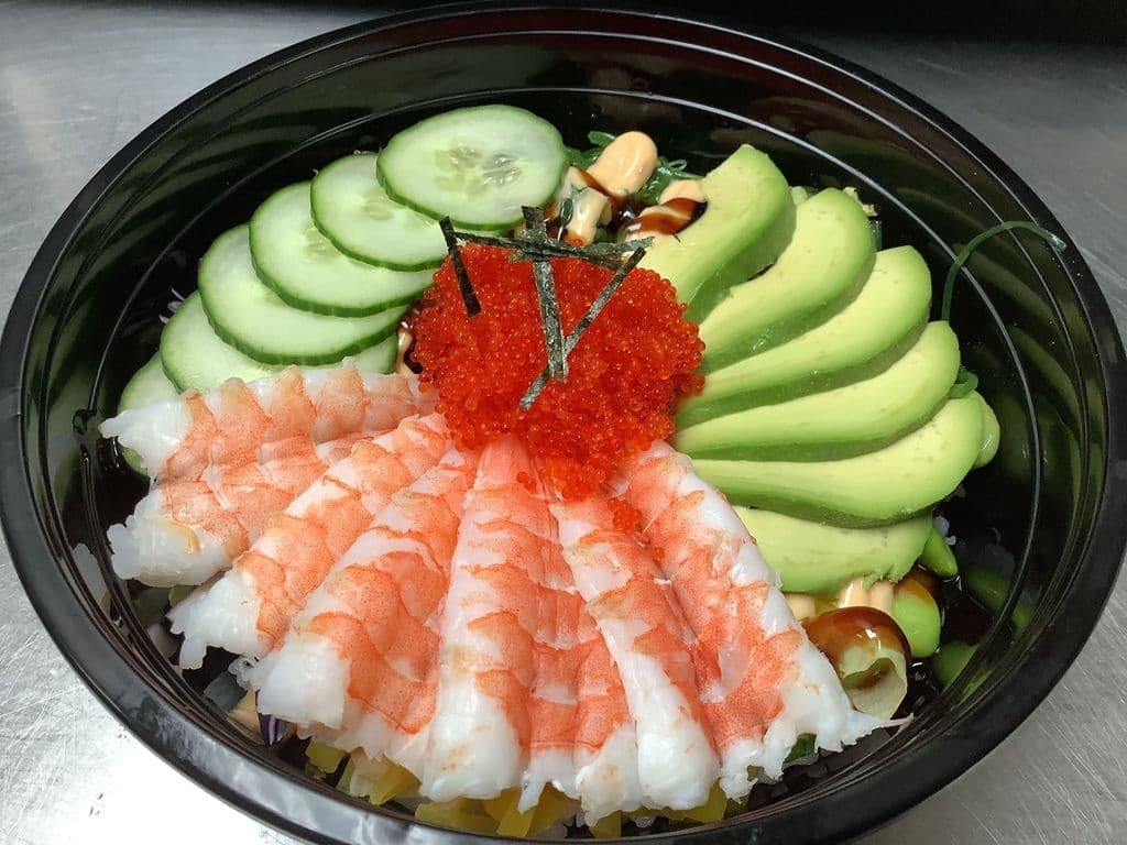 PB03. Poke Bol Ebi (Crevette)