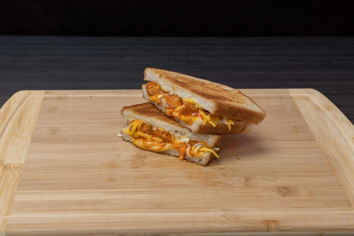 Buffalo Chicken Grilled Cheese Sandwich