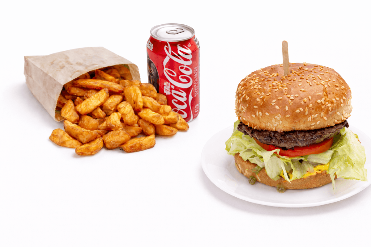 Hamburger, Frite et Boisson