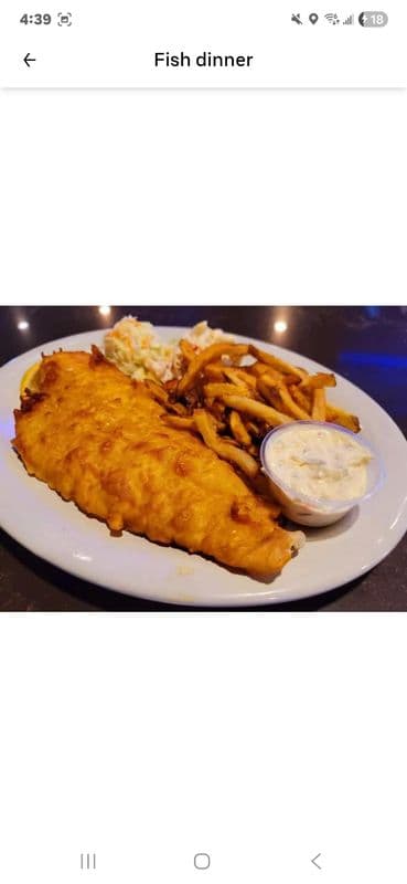 Two Pieces Fish Dinner