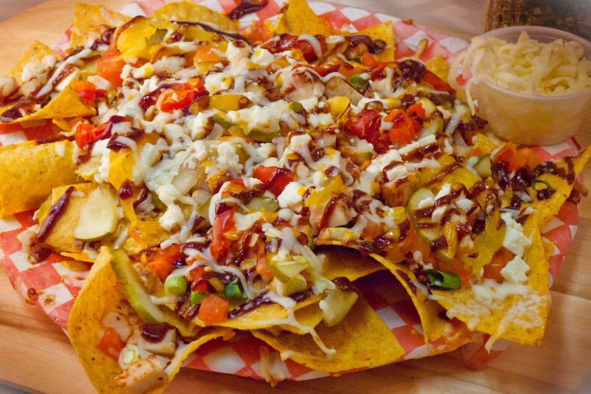 16" Large BBQ Chicken Nachos