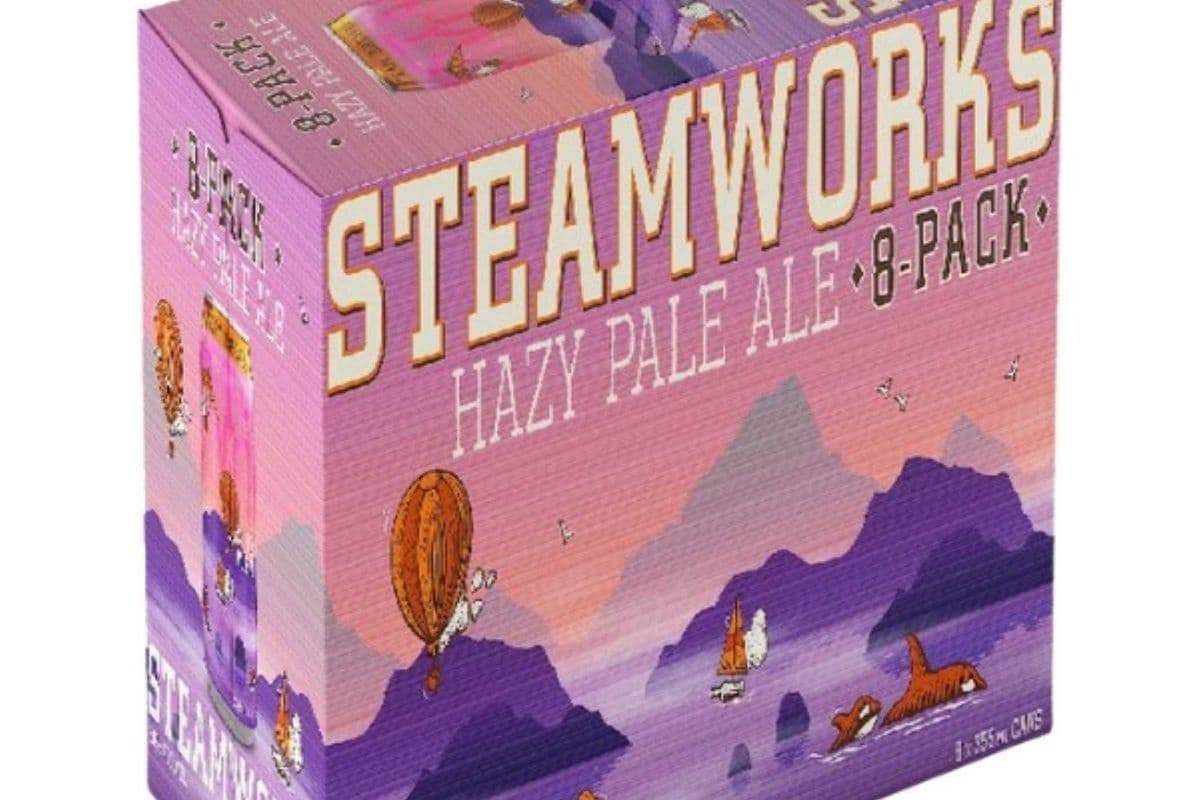 STEAMWORKS - HAZY PALE ALE 8 PK (1 x 8X355 ML)