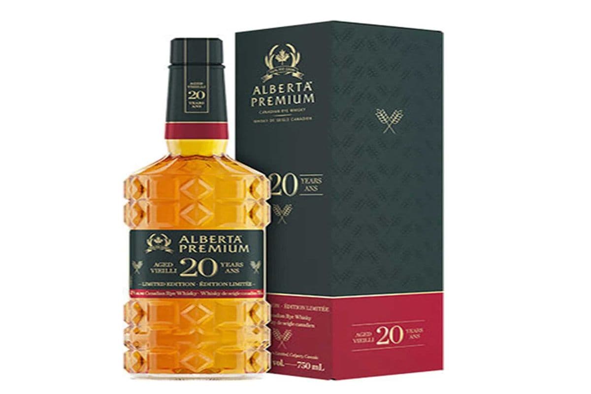 ALBERTA PREMIUM 20 YEARS RYE WHISKEY 750 ML (1 x 750ML)