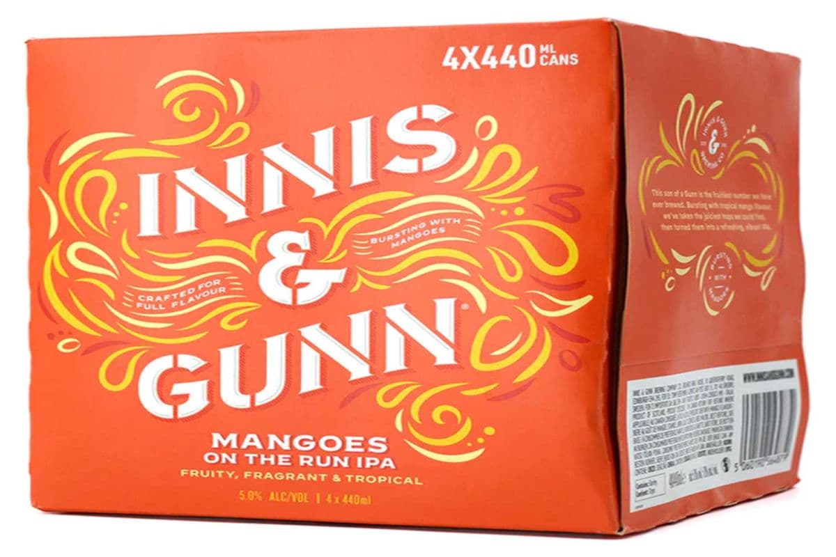 INNIS & GUNN MANGOES ON THE RUN 4 CANS (4 x 473ML)