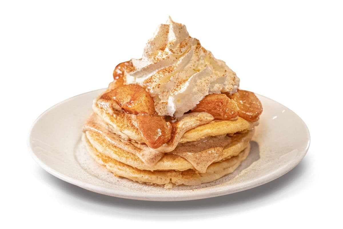 Apple Cinnamon & Cream Pancakes